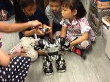 Robots in the robotics lab 5